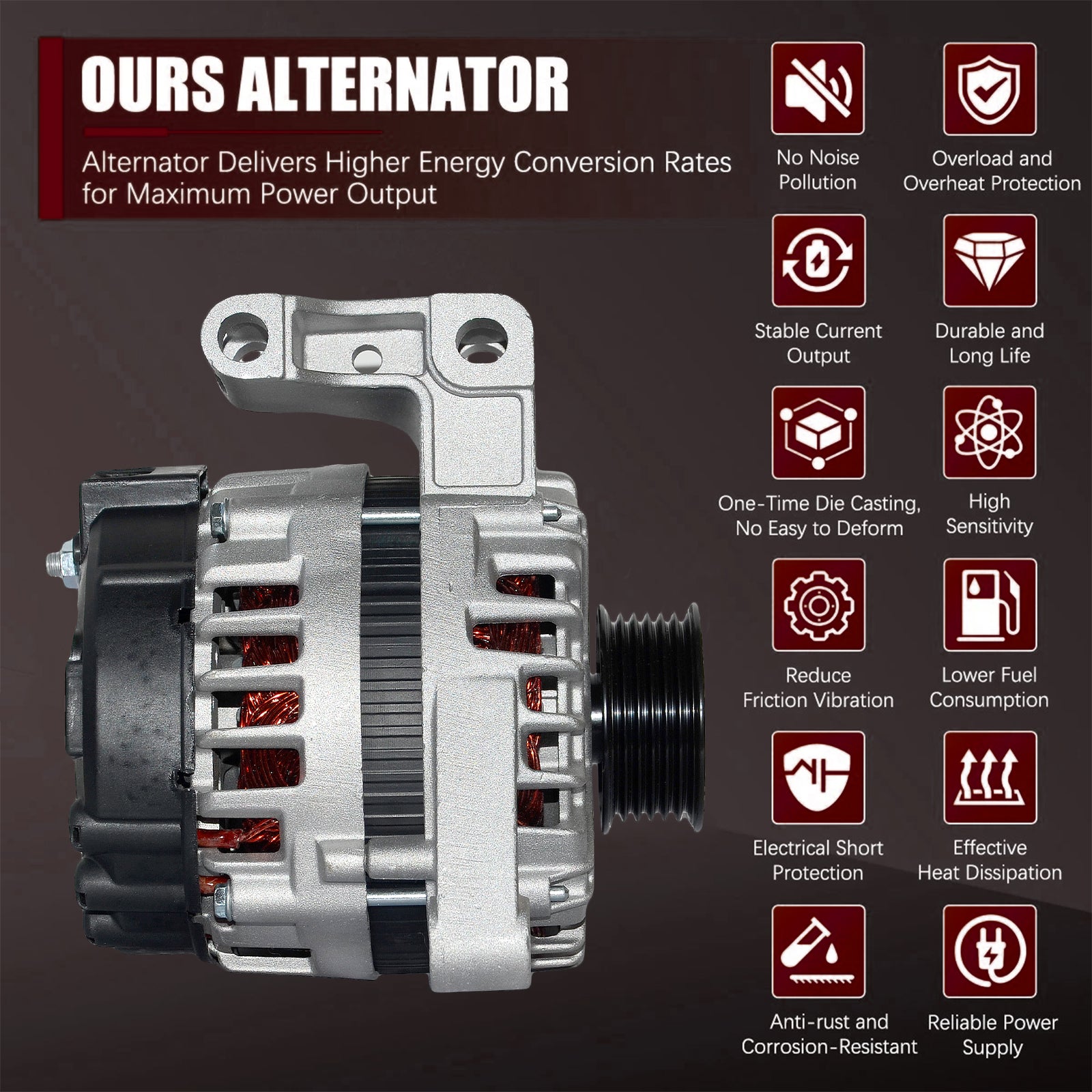 Zevyle Alternator - Fits 2017-2023 BMW 5 Series (G30, G31) 520i, 530i, 540i