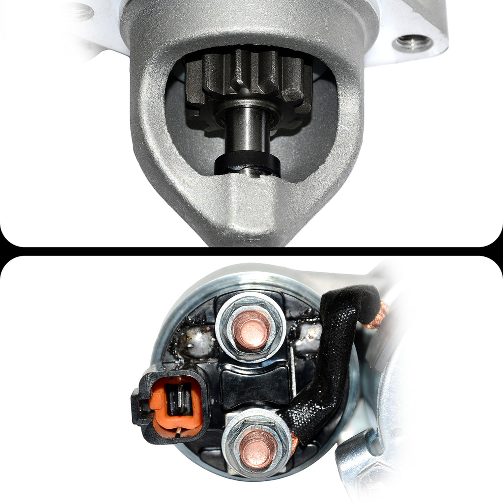 Zevyle Starter Motor - Fits 2006-2010 Hyundai Sonata, Santa Fe, Kia Optima, Rondo 2.4L