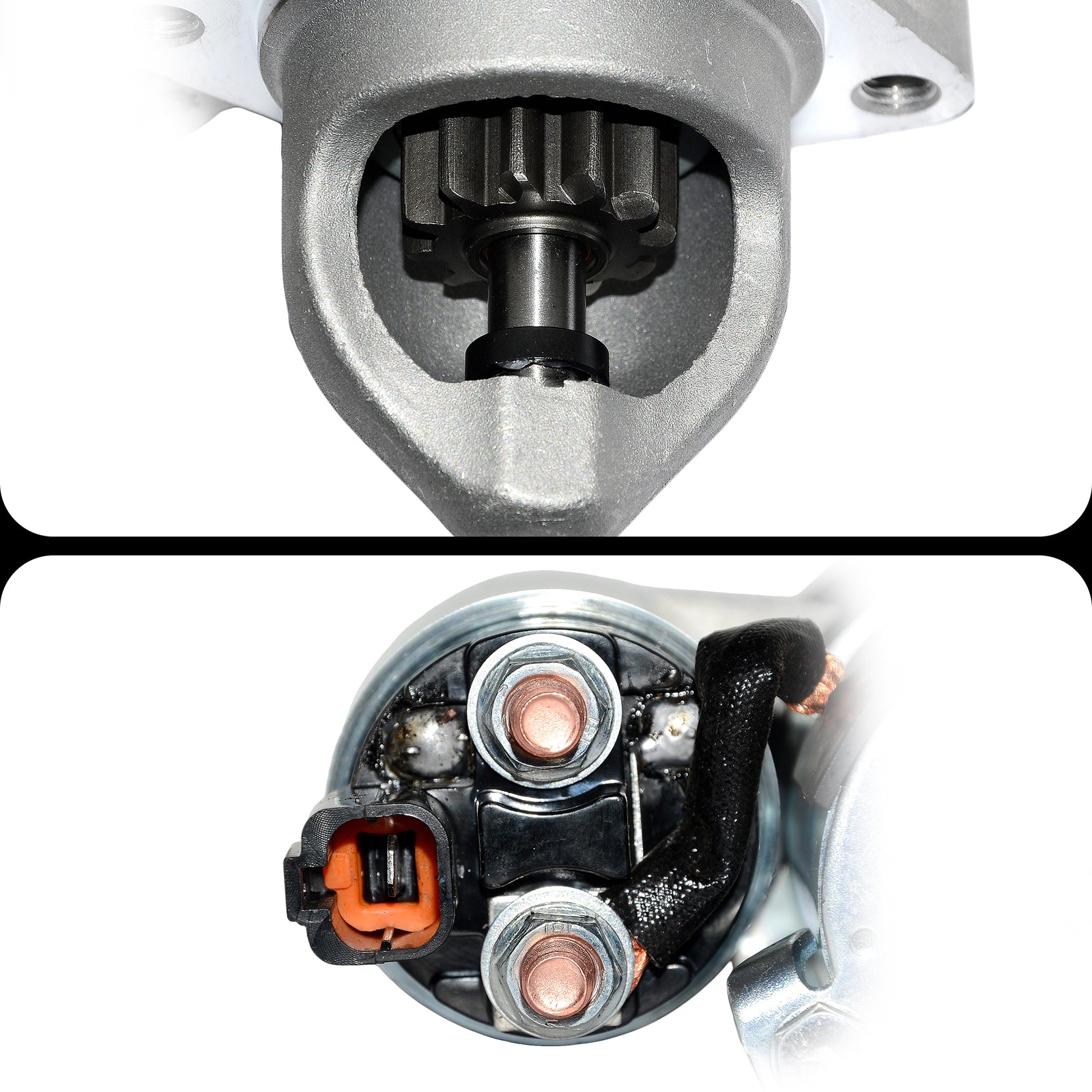 Zevyle Starter Motor - Fits 2006-2010 Hyundai Sonata, Santa Fe, Kia Optima, Rondo 2.4L