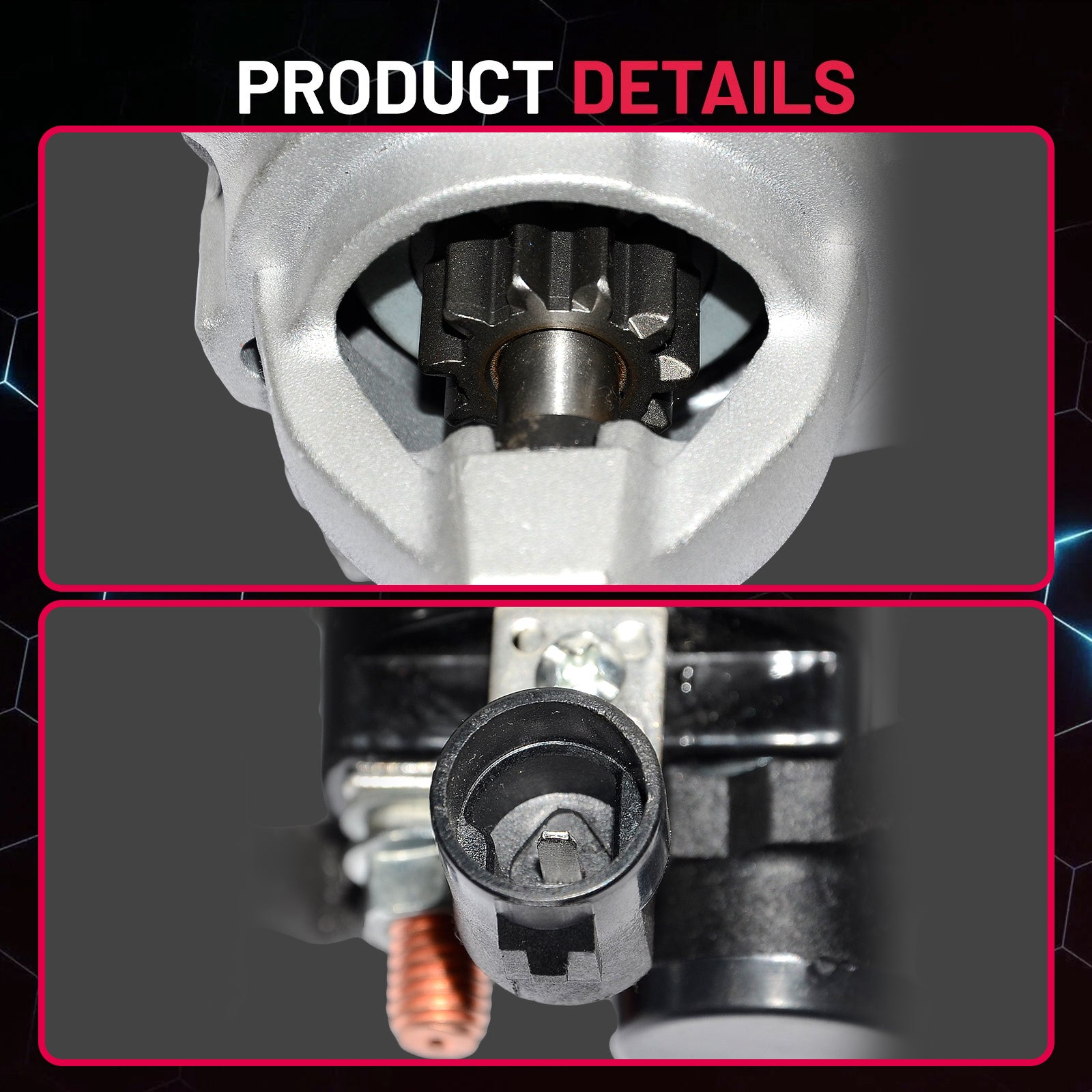 Zevyle Starter Motor - Fits 2014-2018 Chevy Silverado, GMC Sierra, Cadillac Escalade 5.3L & 6.2L